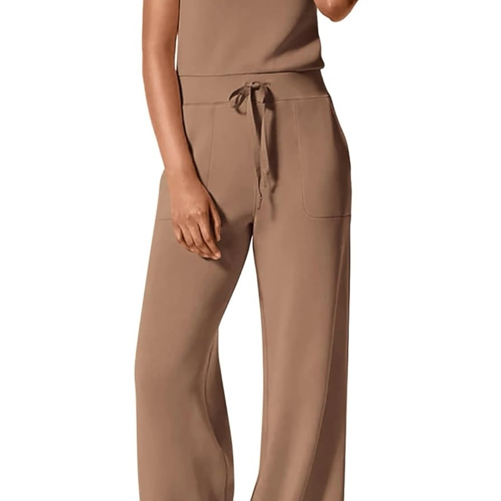 Women's Tan Jumpsuit